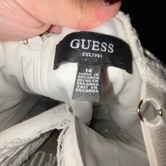 White lace Guess dress - Picture 3 of 3